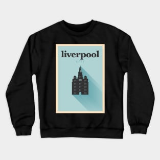 Liverpool Poster Design Crewneck Sweatshirt